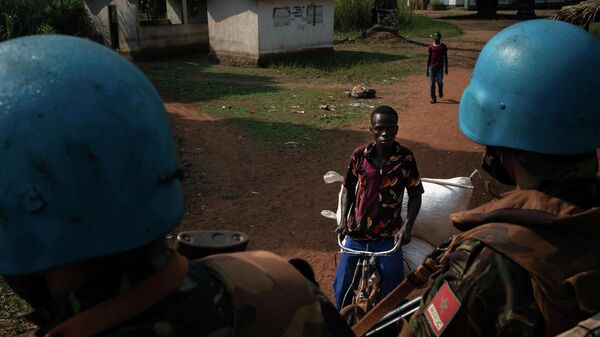 Миротворцы ООН патрулируют город Бангасу, ЦАР