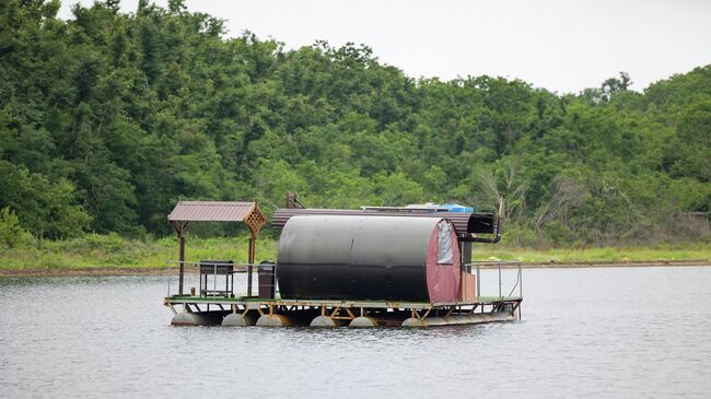 Обычная банька на воде