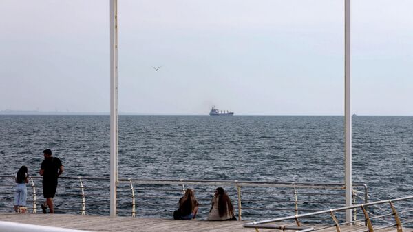 Сухогруз Razoni в порту Одессы
