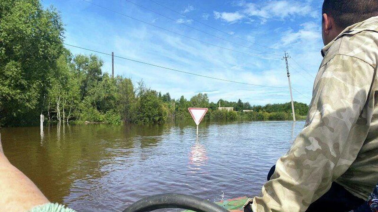 В Приамурье из-за подтоплений ввели режим ЧС - РИА Новости, 08.08.2022