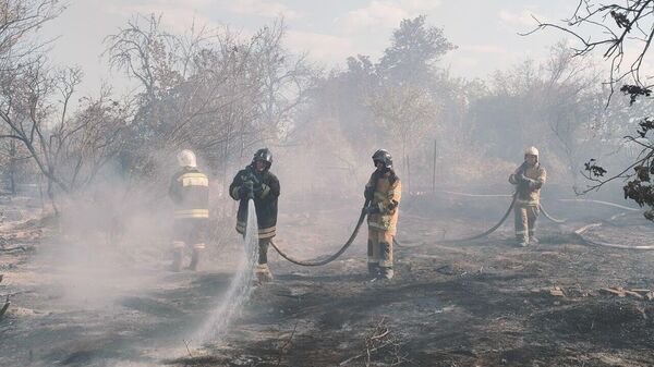 Пожар в Тракторозаводском районе города Волгограда