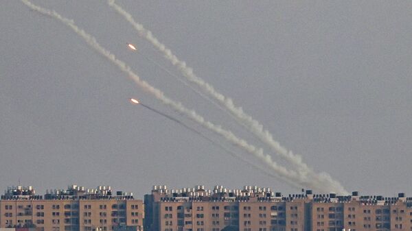 Ракеты, выпущенные из сектора Газа. 7 августа 2022
