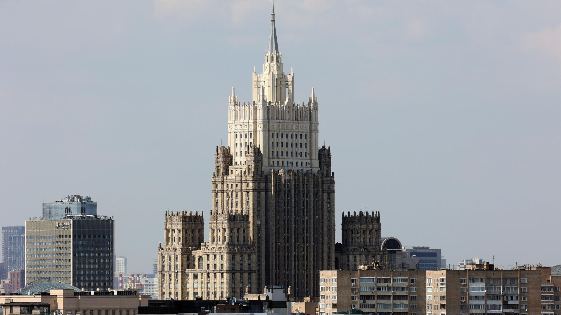 Здание Министерства иностранных дел России в Москве - РИА Новости, 1920, 06.04.2024