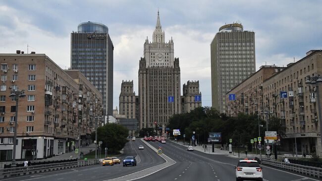 Здание Министерства иностранных дел России в Москве