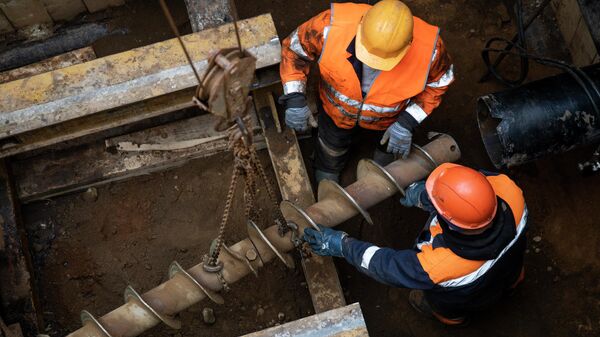 Реконструкция участка газопровода среднего давления в Москве