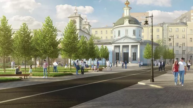 Благоустройство исторических переулков Москвы