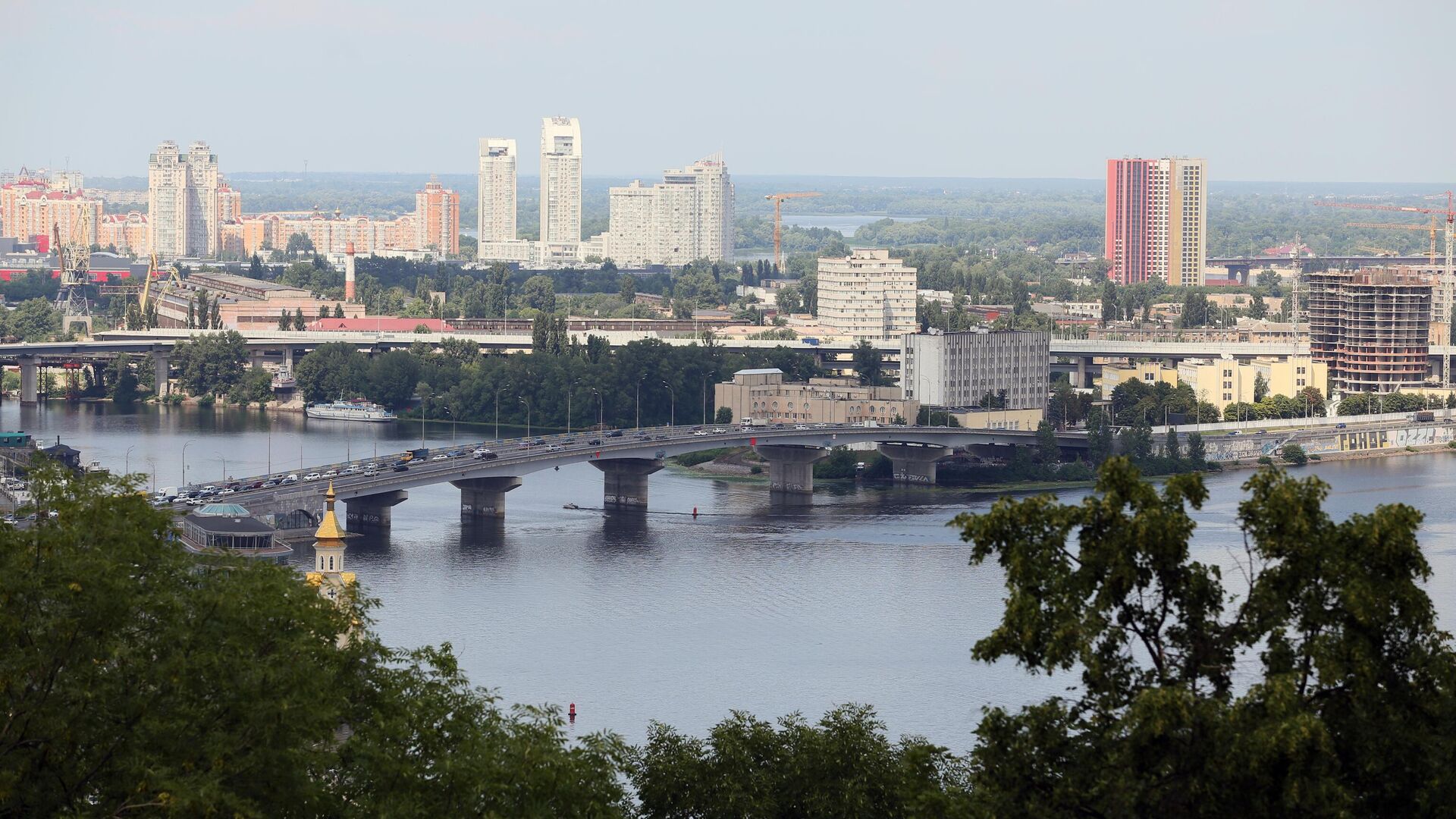 Вид на Гаванский мост в Киеве - РИА Новости, 1920, 10.08.2022