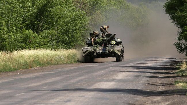 Танк военнослужащих ВСУ