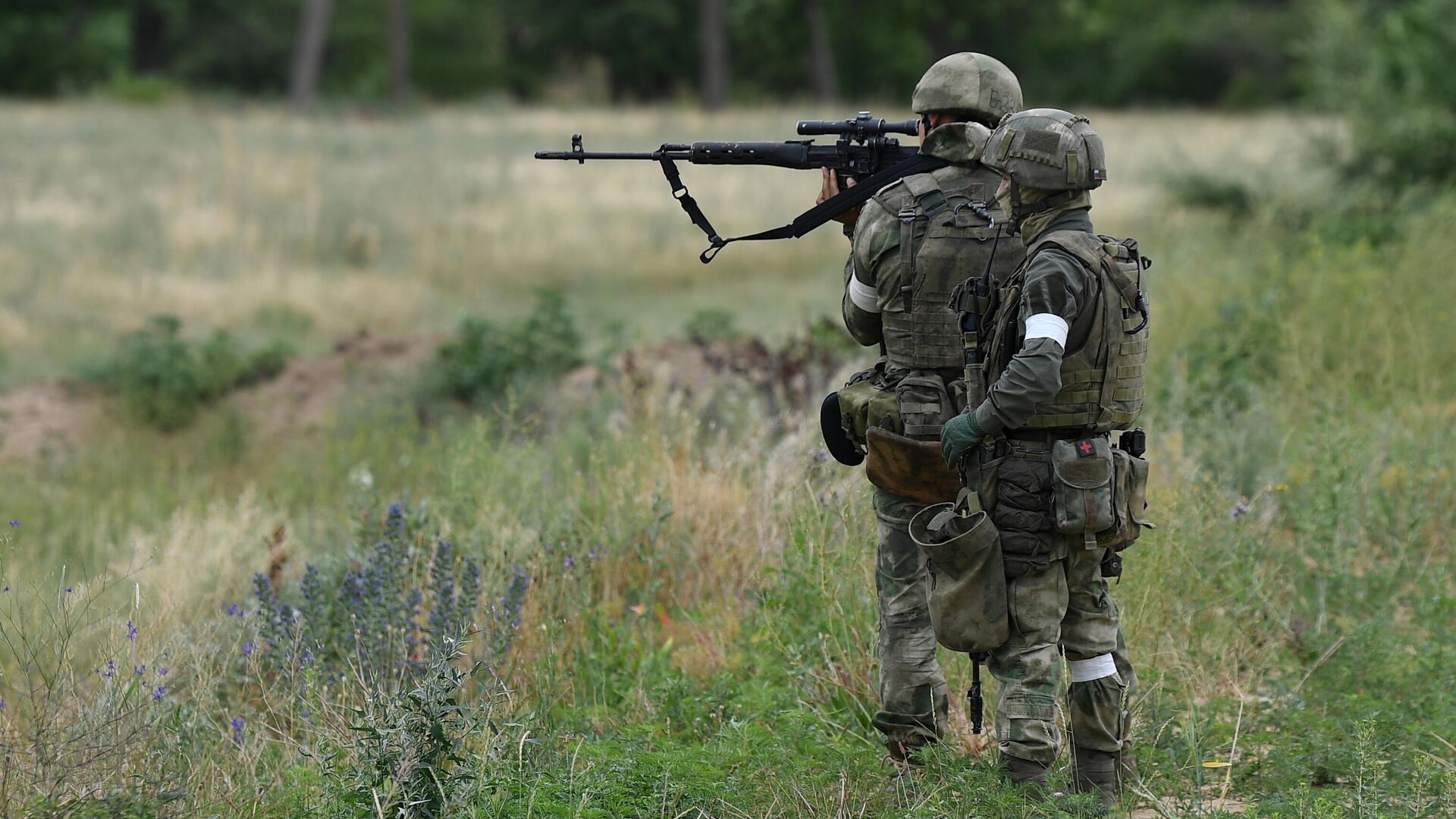 Военнослужащие ВС России во время специальной военной операции на Украине - РИА Новости, 1920, 01.11.2022