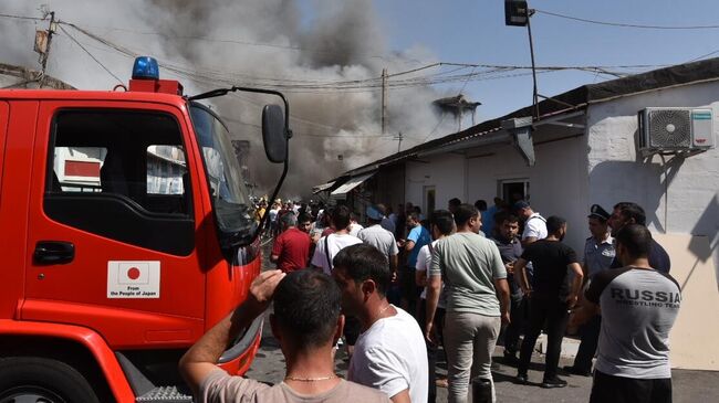 В ТЦ Сурмалу в Ереване произошёл взрыв