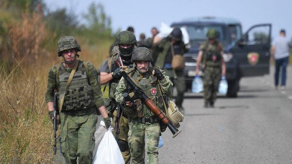 Военнослужащие в Донецкой народной республике