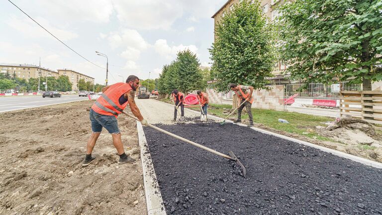 Благоустройство Ленинского проспекта