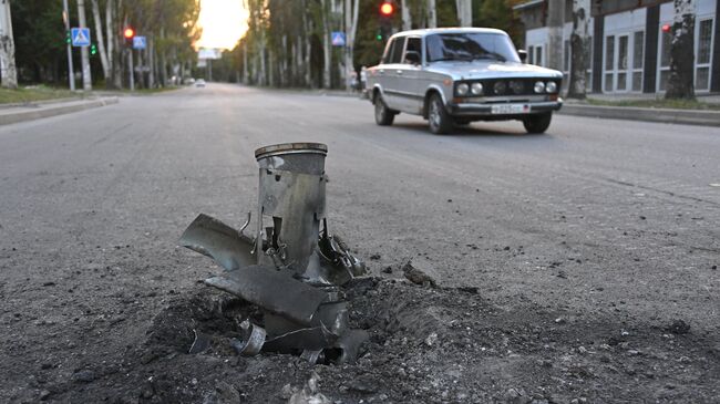 Боеприпас в Донецке