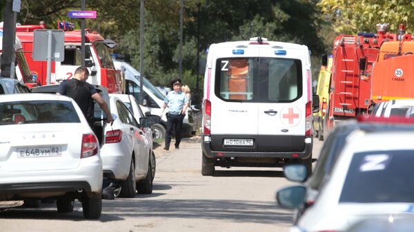 Автомобиль скорой помощи в Крыму