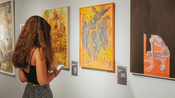 Выставка работ молодых художников из ЛНР и ДНР на форуме Таврида