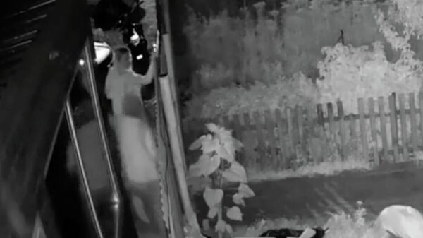 Кадр записи камеры видеонаблюдения, на которую попал момент нападения на Дину Махиянову