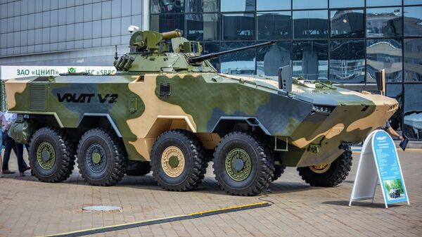 Белоруссия представила новый БТР на Армии-2022