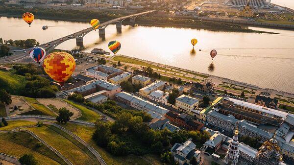 Воздушные шары над Нижним Новгородом