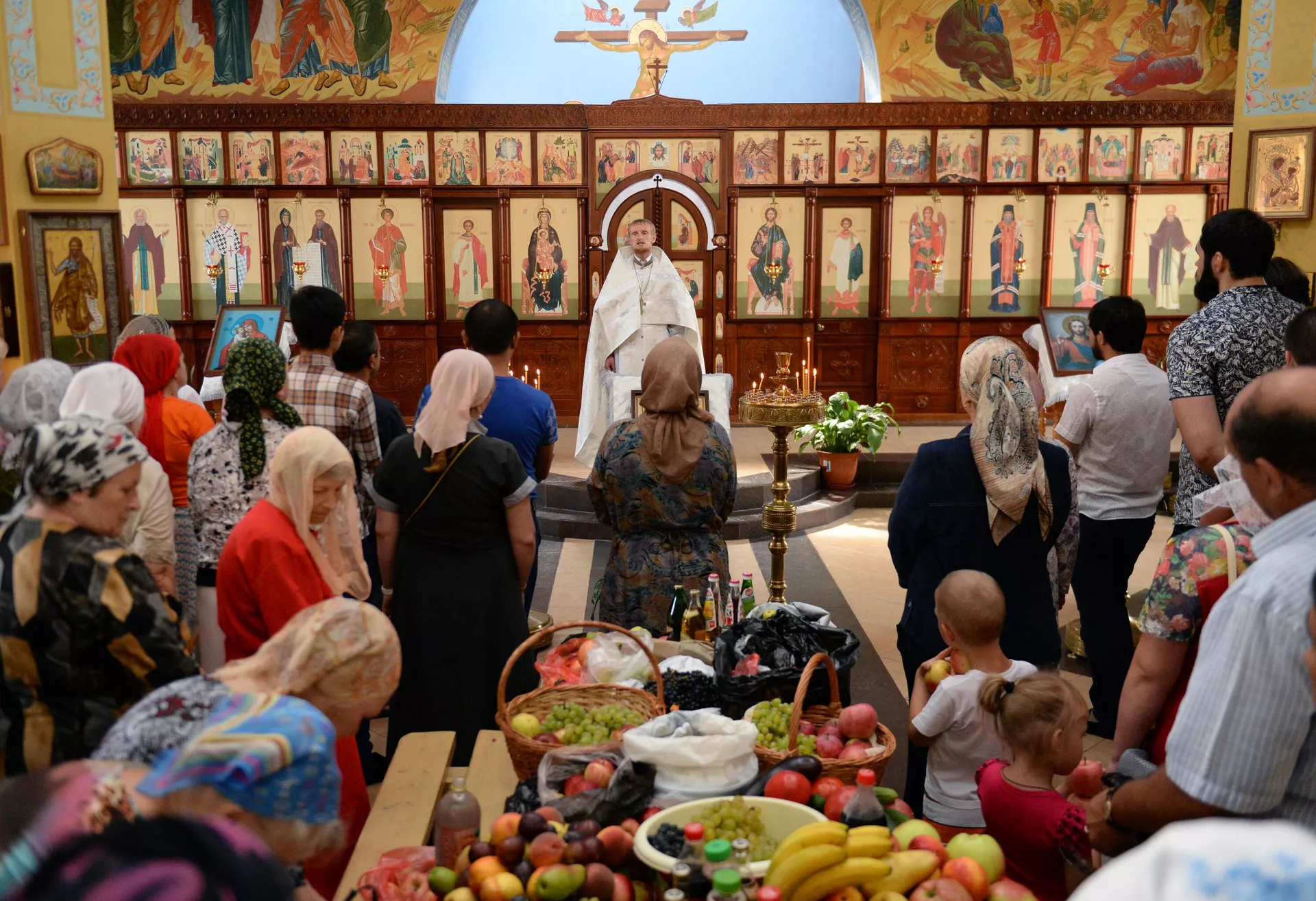 Праздник Преображения Господня в Грозном Праздник Преображения Господня в Грозном - РИА Новости, 1920, 18.08.2022
