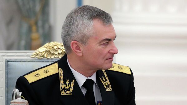Вице-адмирал Виктор Соколов. Архивное фото