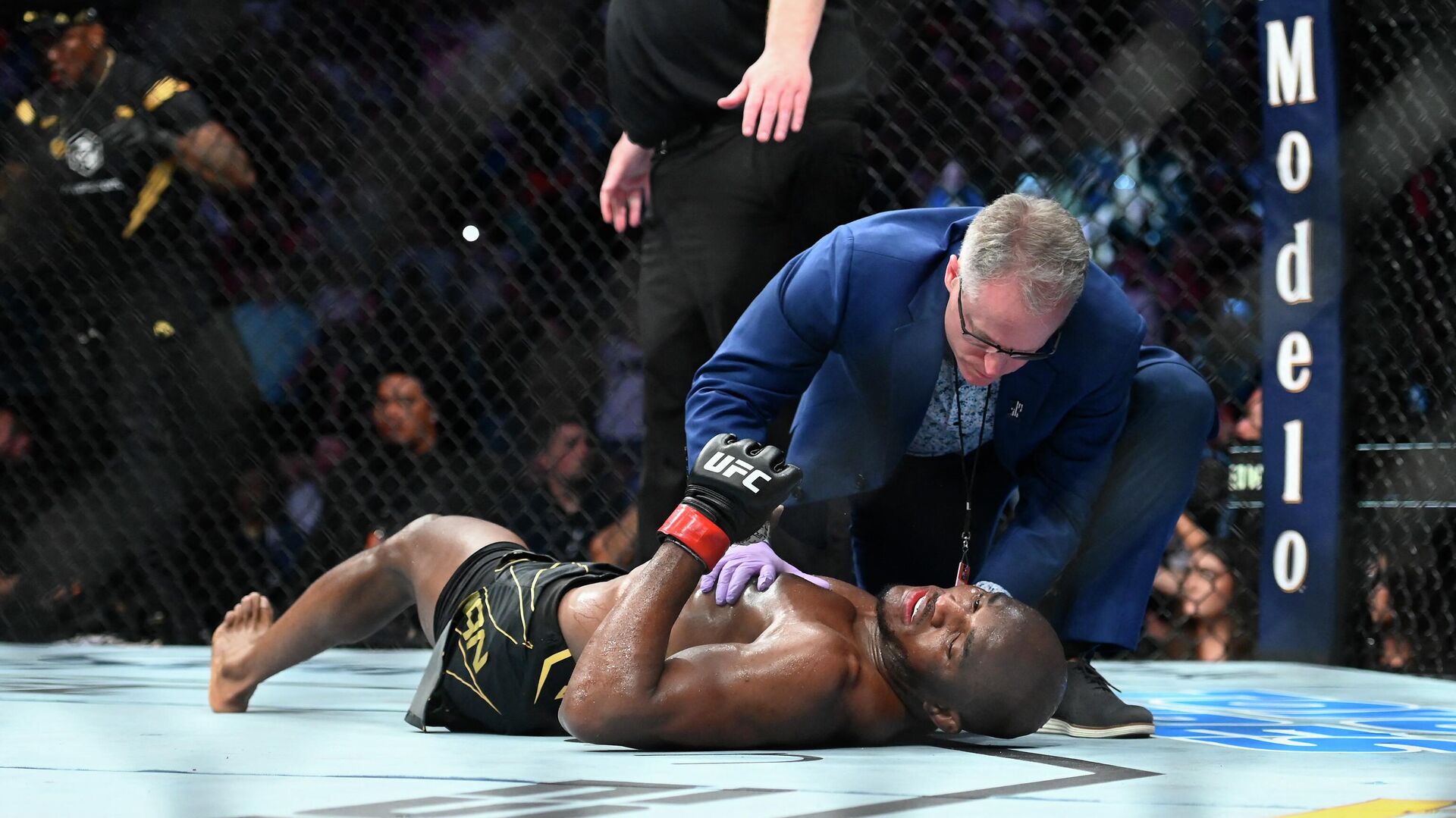 UFC fighter Kamaru Usman after knockout defeat - news from Russia today