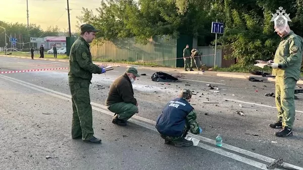 Sul luogo dell'esplosione in periferia l'auto della giornalista e politologa Daria Dugina