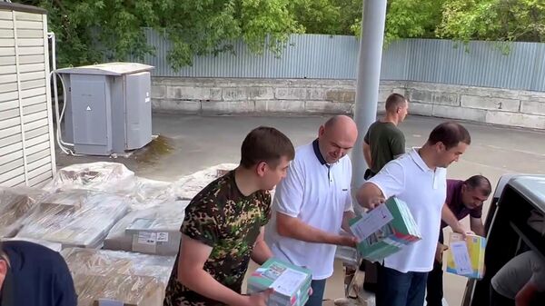 Учебники, доставленные в ДНР из России к новому учебному году