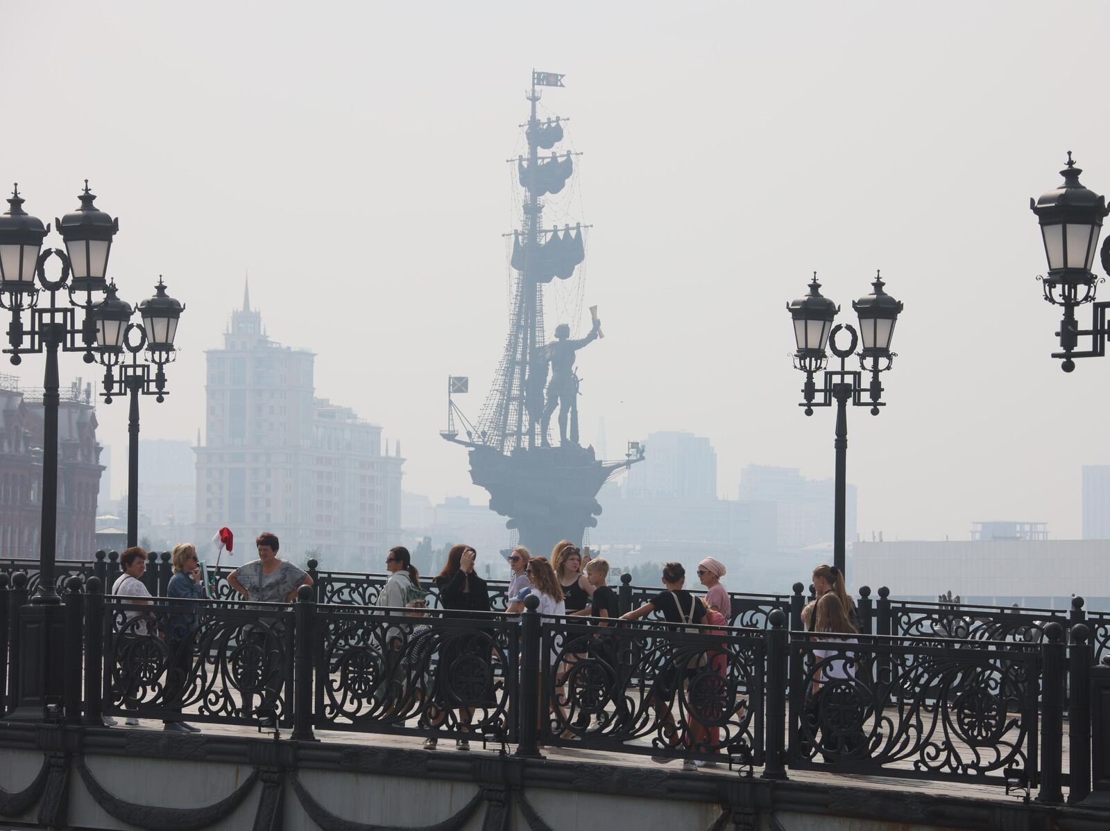 фото дым в москве