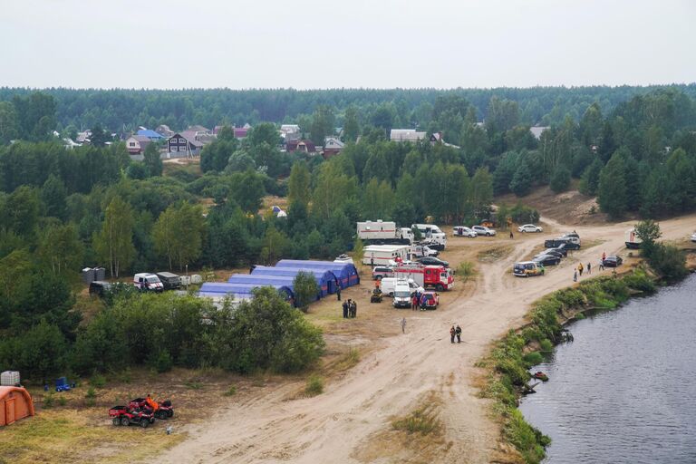 Ликвидация лесных пожаров в Рязанской области