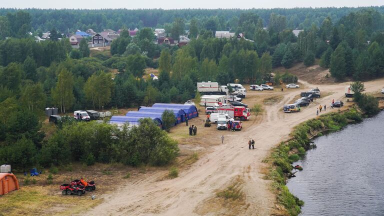 Ликвидация лесных пожаров в Рязанской области