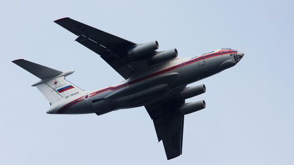 Самолет Ил-76ТД противопожарной службы МЧС РФ