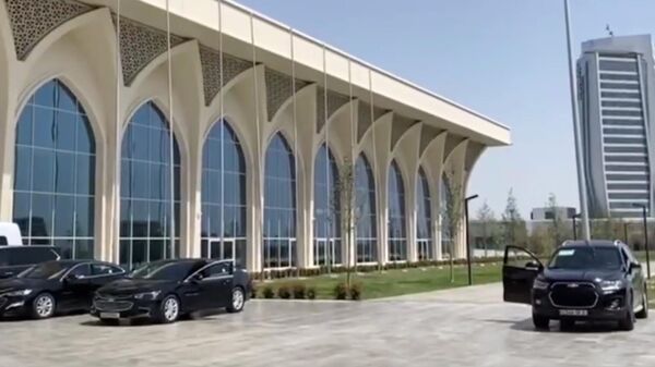 Туристический центр Silk Road Samarkand. Кадр видео