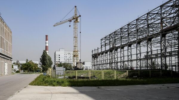 Запорожская АЭС в Энергодаре 