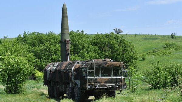 Оперативно-тактический ракетный комплекс Искандер-М Вооруженных сил России в зоне проведения СВО