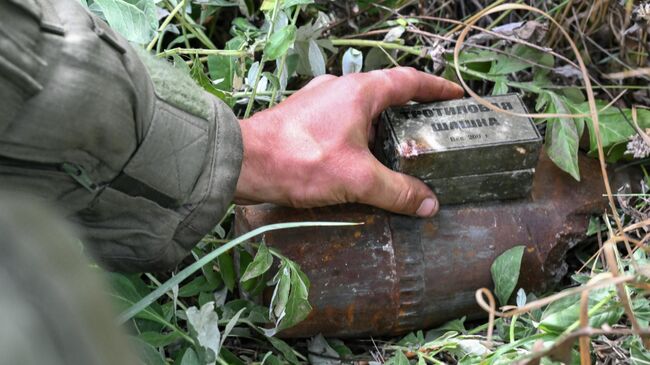 Тротиловая шашка, обнаруженная военнослужащим на Азовмаше