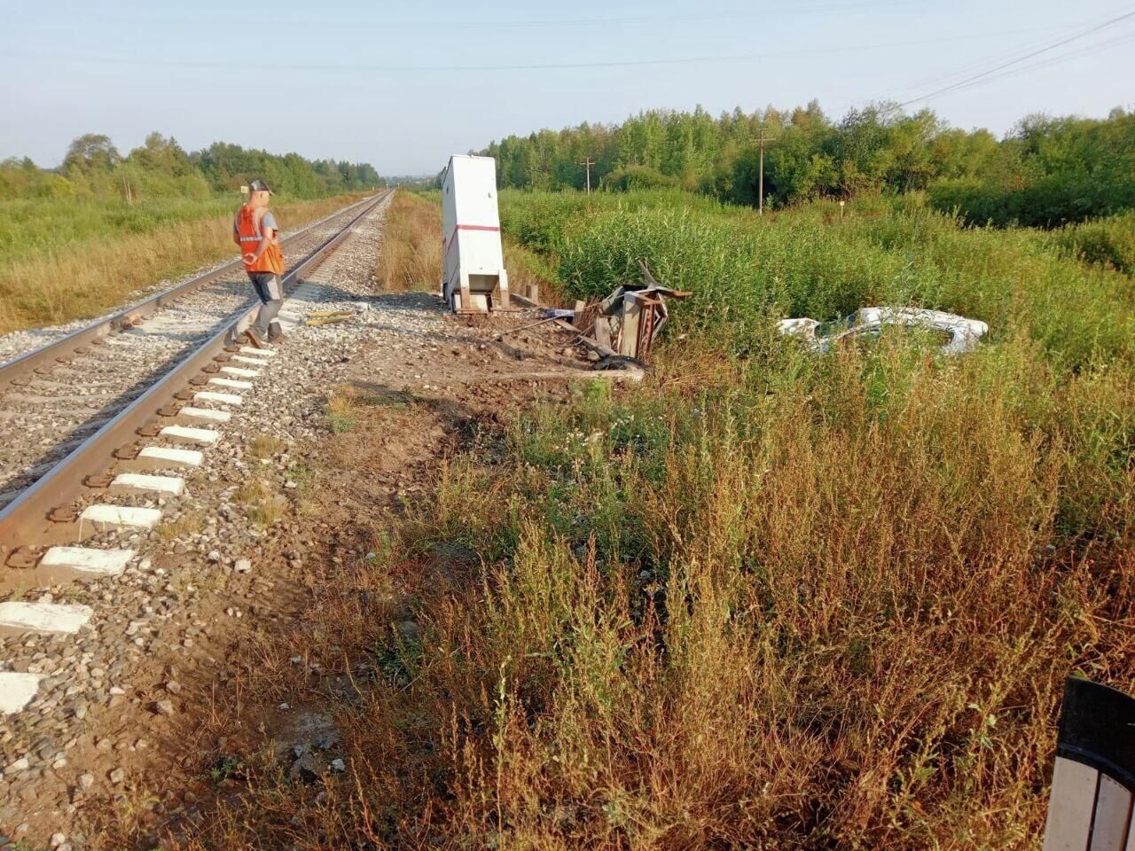 В Удмуртии при столкновении автомобиля с поездом пострадали три человека -  РИА Новости, 28.08.2022