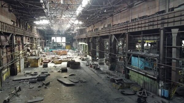 Разминирование завода Азовмаш в Мариуполе