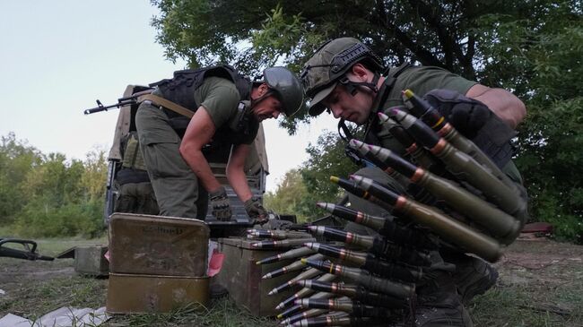 Военнослужащие ВСУ в Харьковской области