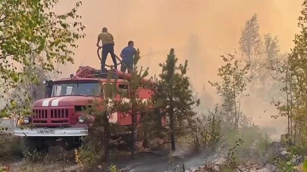 Кромка лесного пожара в Ивановской области уменьшилась вдвое за сутки