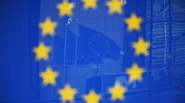 Логотип Евросоюза. Архивное фото