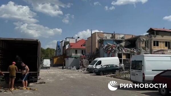 Украинские войска обстреляли рынок в Новой Каховке