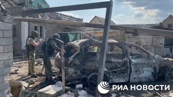 Следователи СК РФ работают на месте сегодняшних обстрелов в Новой Каховке