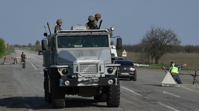 Военнослужащий ВС России в Энергодаре