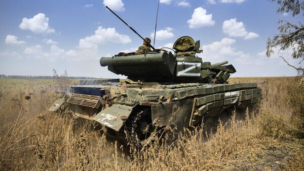 Танк Т-72 отдельного батальона оперативно-боевого тактического формирования ДНР