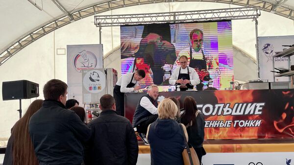 Мастер-класс на фестивале Суздаль жарит! во время конгресса Национальной ассоциации кулинаров  