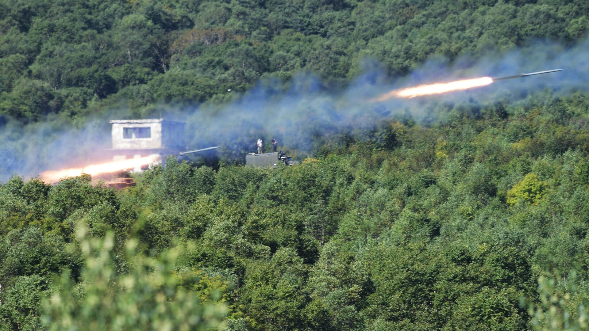 Российские войска в ходе стратегических командно-штабных учений Восток-2022 - РИА Новости, 1920, 05.09.2022