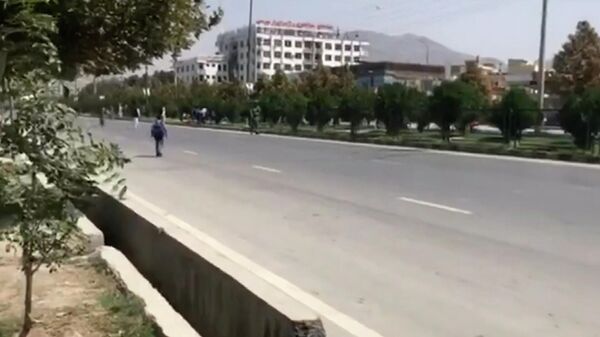 Кадры с места взрыва возле российского посольства в Кабуле