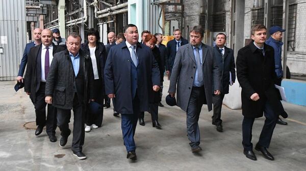 Губернатор Тверской области Игорь Руденя посетил в Кимрах АО Савеловский технопарк