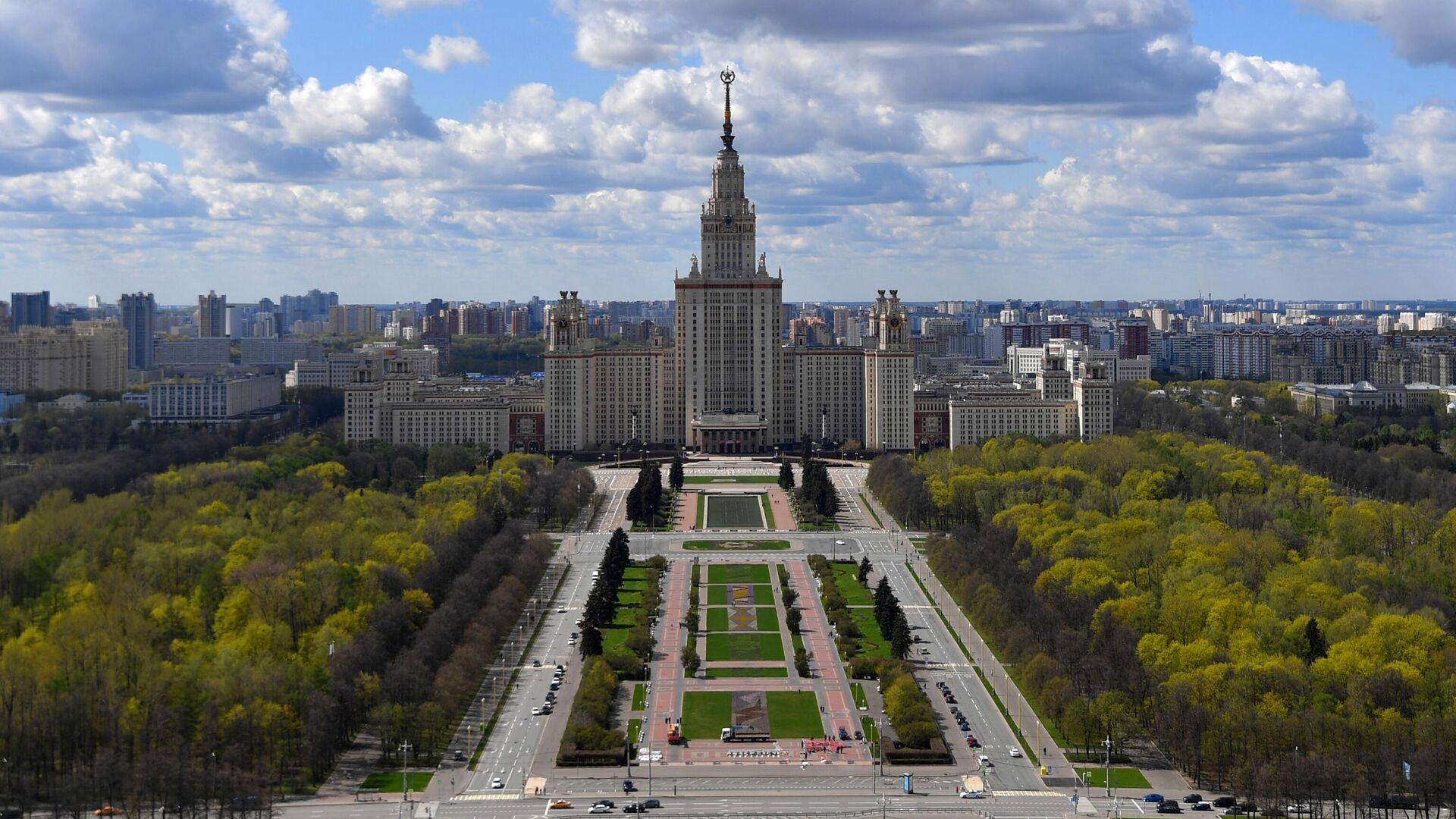 Здание Московского государственного университета имени М. В. Ломоносова - РИА Новости, 1920, 11.10.2022