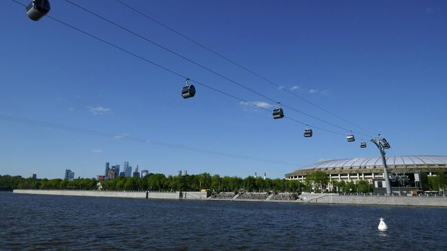 Сдавшие нормы ГТО смогут бесплатно проехать на канатке в Москве 10 августа